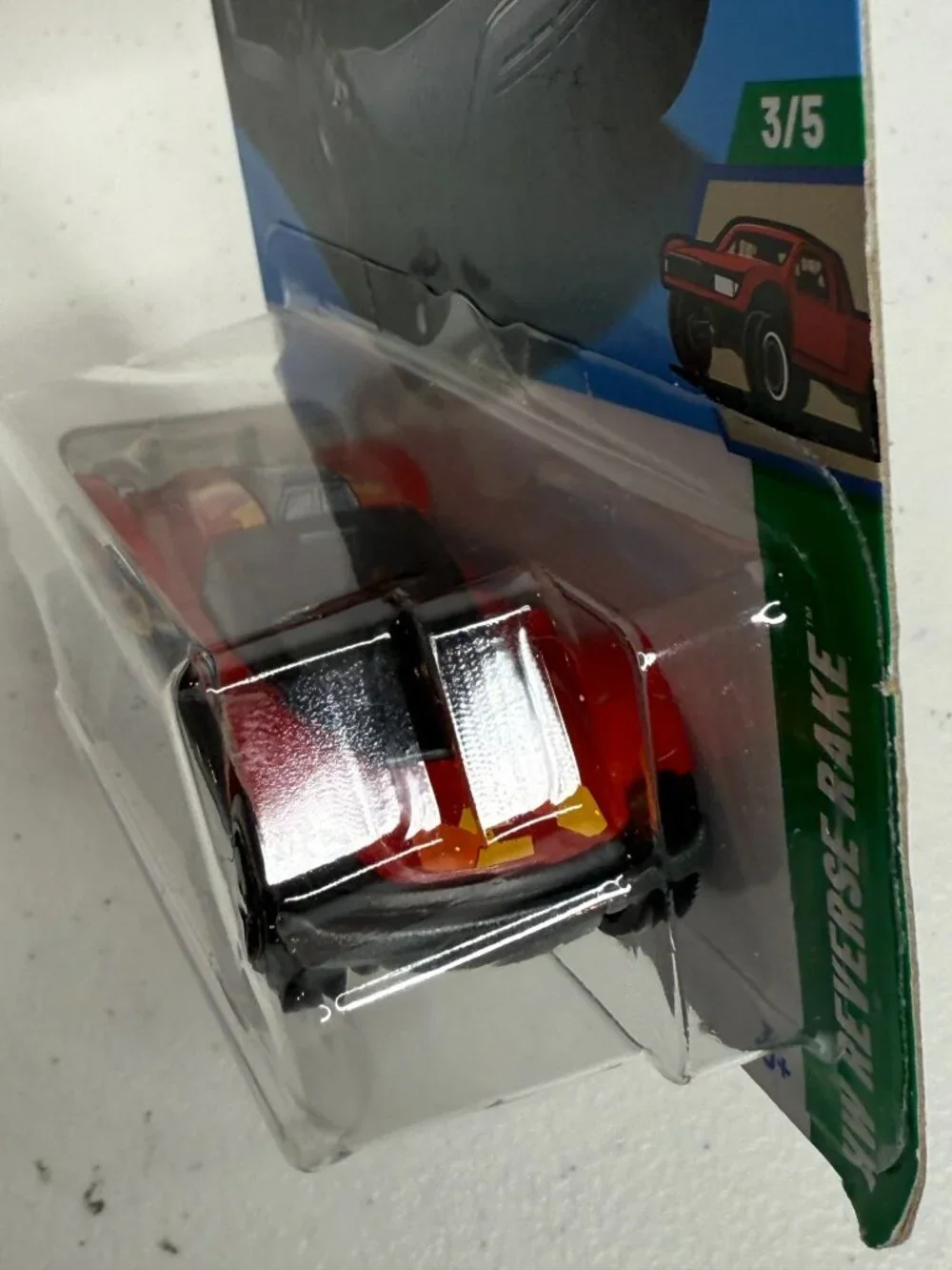 Hot Wheels Later Crater Reverse Rake Lets Race Diecast Car